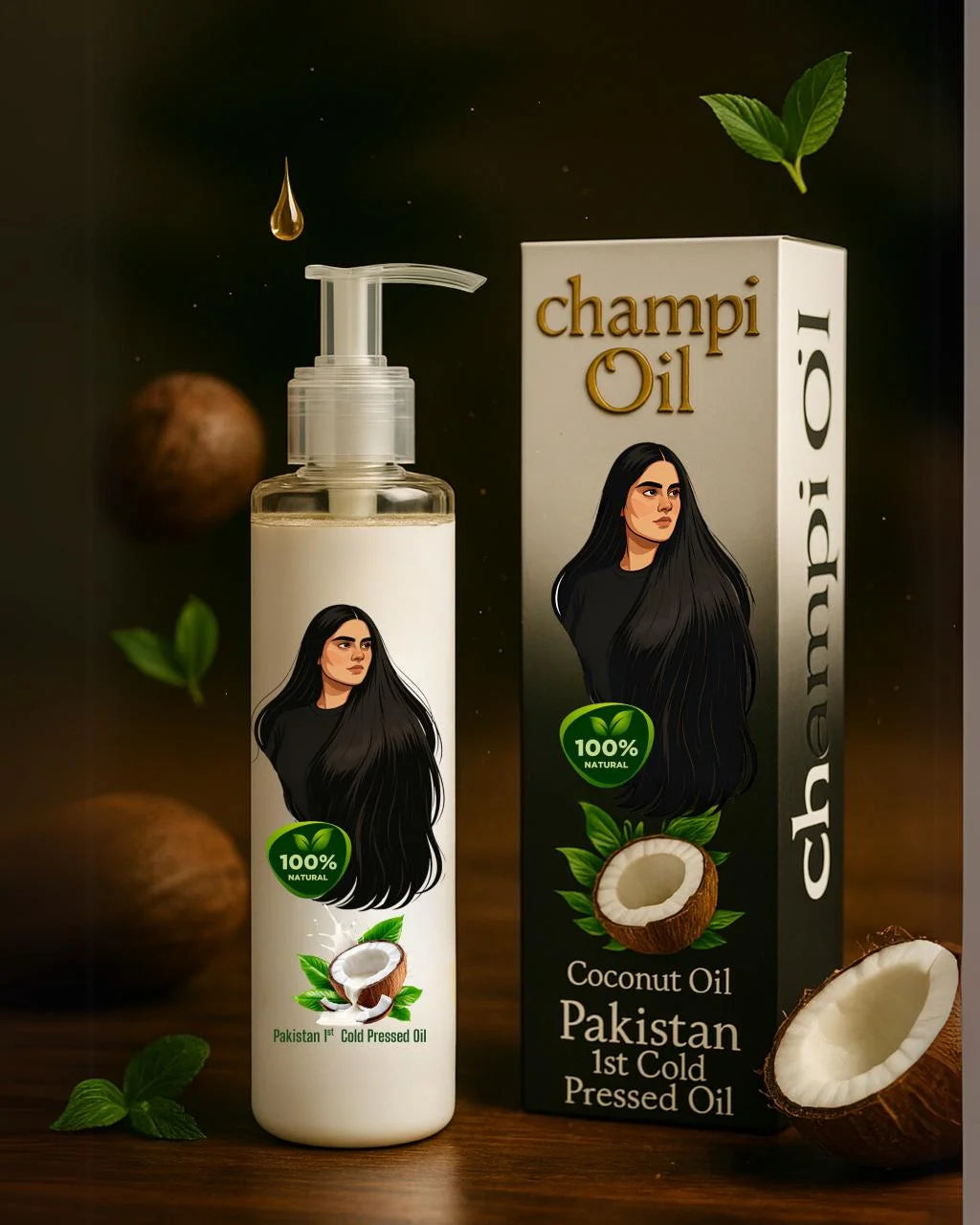 Champi Oil Triple Sourced Coconut Oil