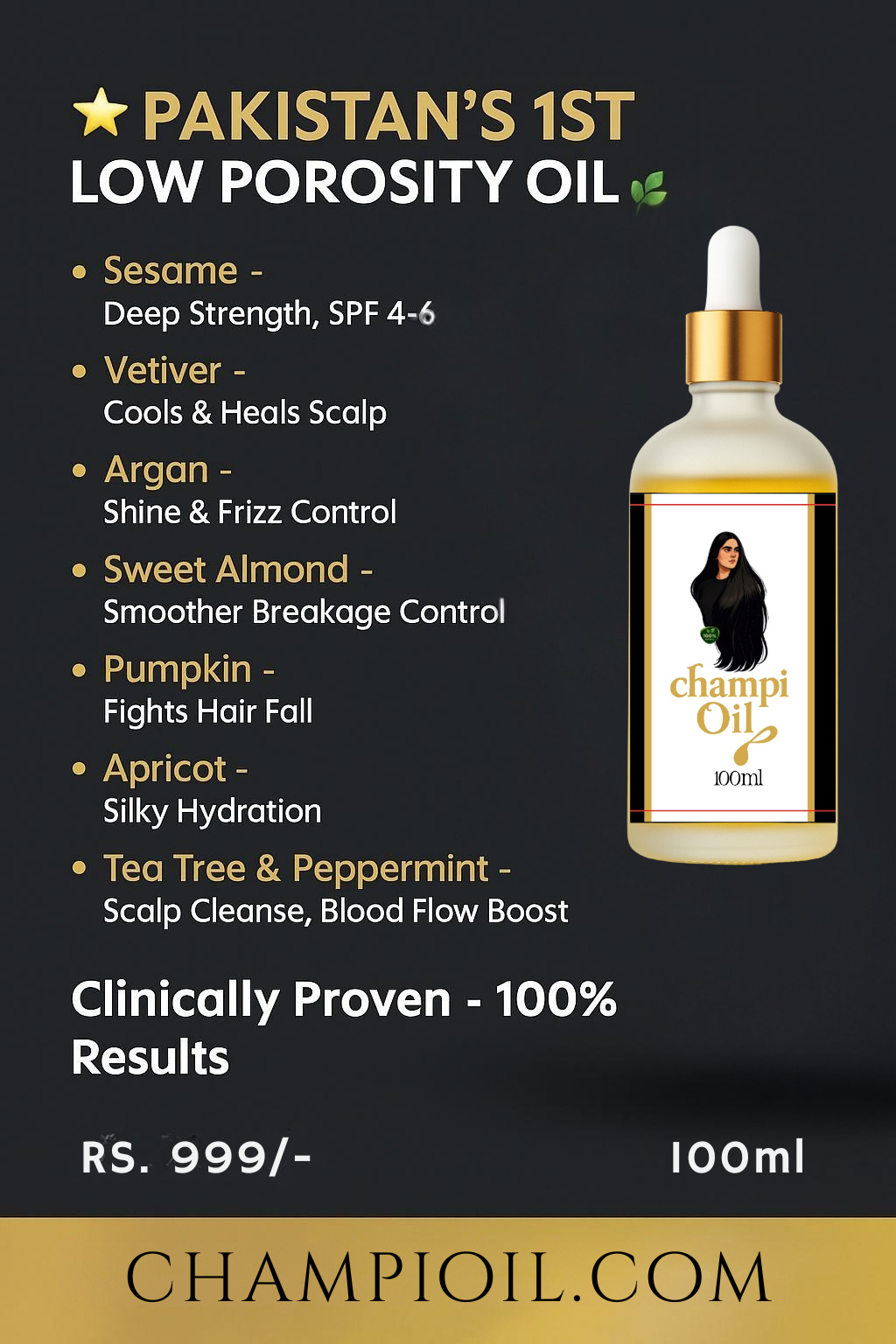 Low Porosity Hair Oil 100ml